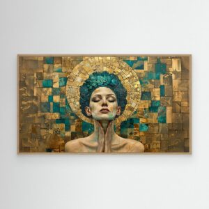 Stampe giclée su Tela con Cornice / Dhèa ( 3 misure )