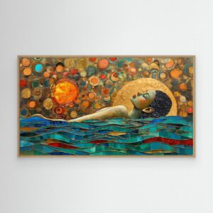 Stampe giclée su Tela con Cornice / Mermaid ( 3 misure )
