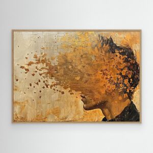 Stampe giclée su Tela con Cornice / Thoughts ( 8 misure )