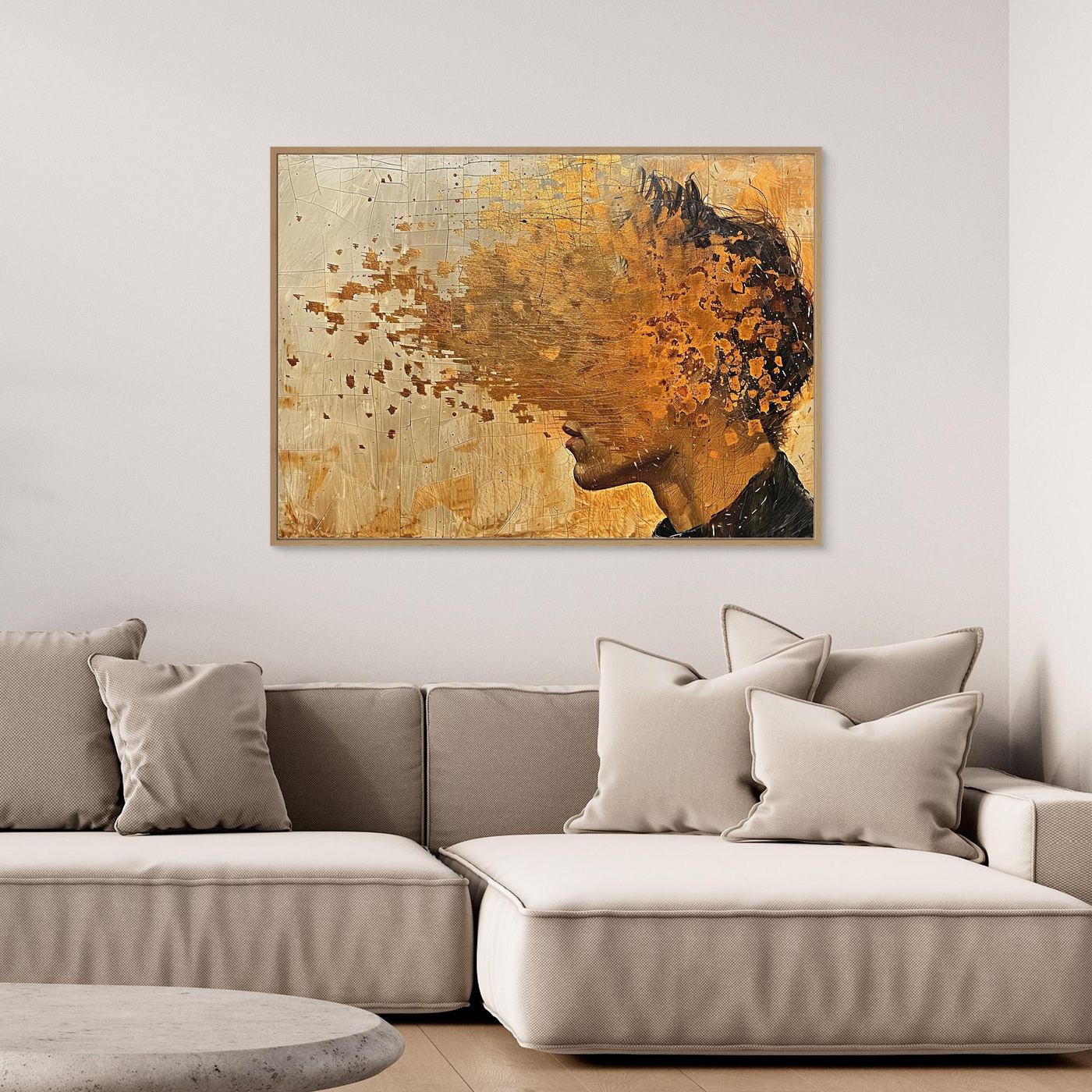 Stampe giclée su Tela con Cornice / Thoughts ( 8 misure )