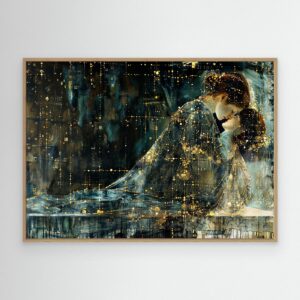 Stampe giclée su Tela con Cornice / Mother and Son ( 8 misure )