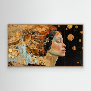 Stampe giclée su Tela con Cornice / Autumn fairy ( 3 misure )