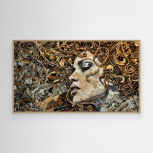 Stampe giclée su Tela con Cornice / Medusa ( 3 misure )