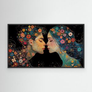Stampe giclée su Tela con Cornice / Love is in the Air ( 3 misure )